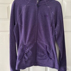 North Face Purple Full-Zip Jacket
